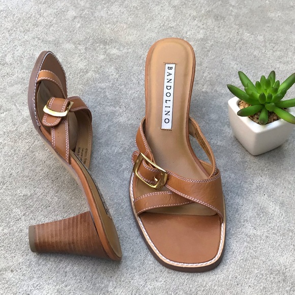 Bandolino Camel Suzan Slip On Heels Size 6.5M - Picture 7 of 8